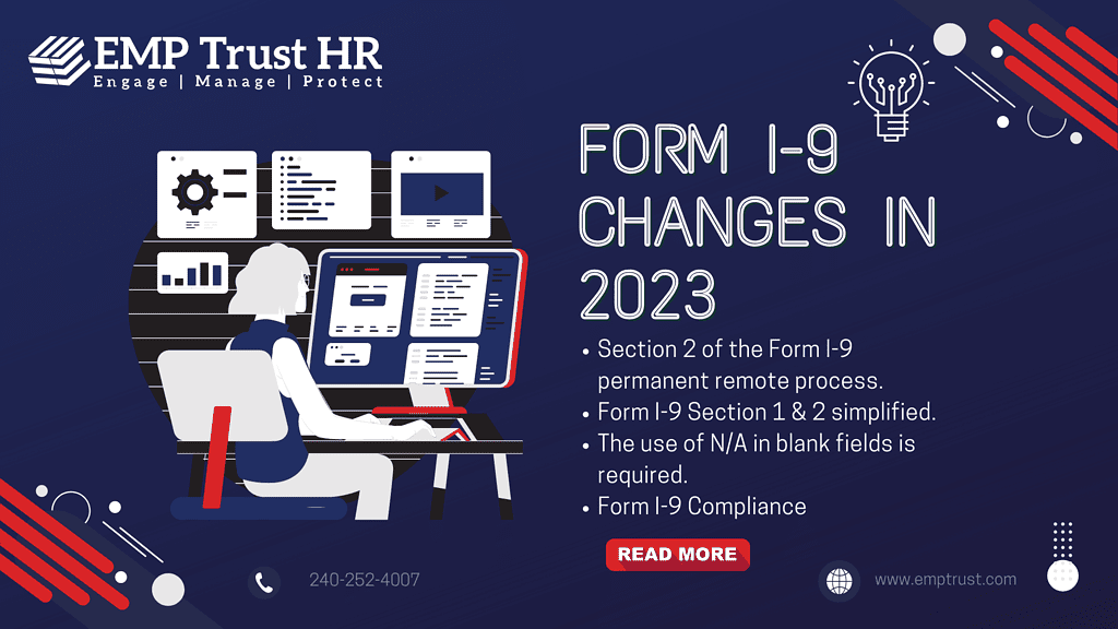 Form I9 Changes in 2023 EMP Trust HR
